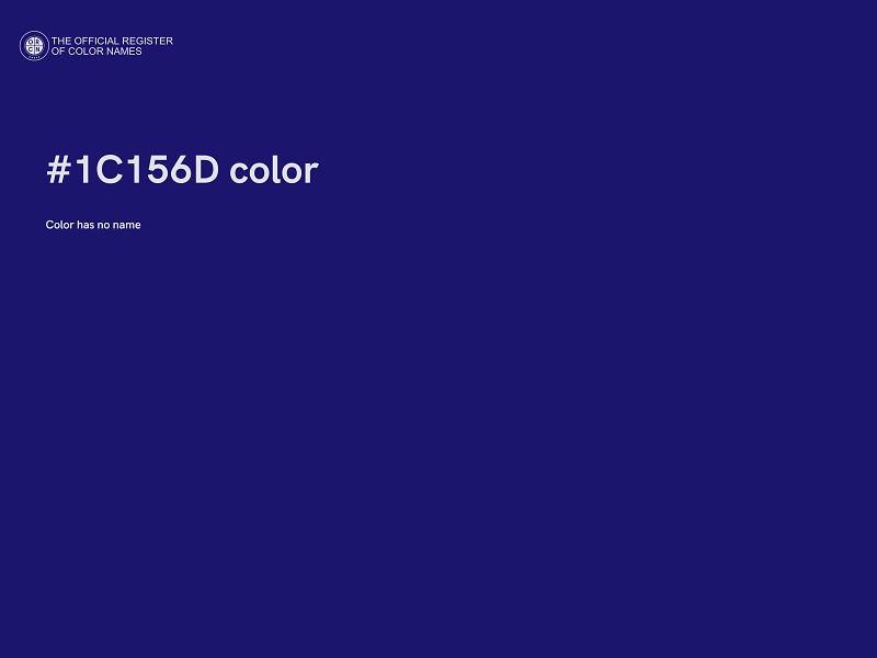 #1C156D color image