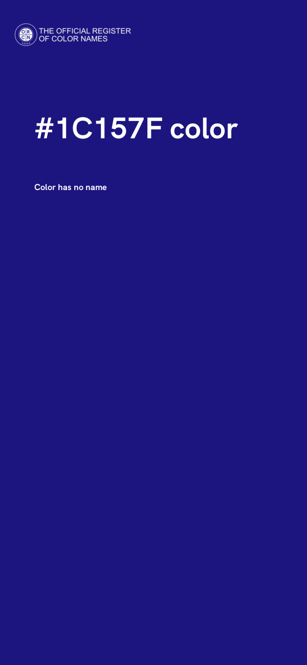 #1C157F color image