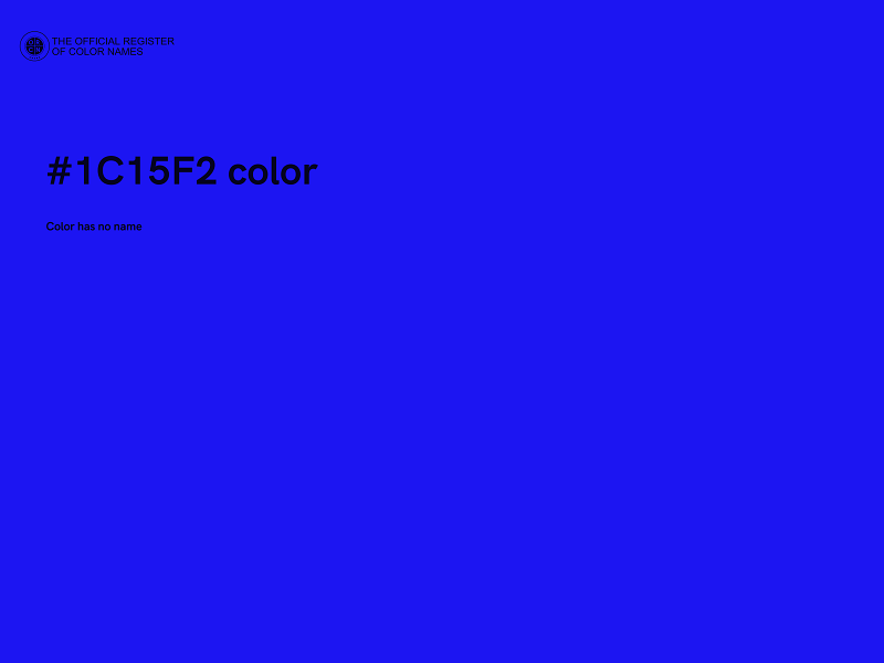 #1C15F2 color image