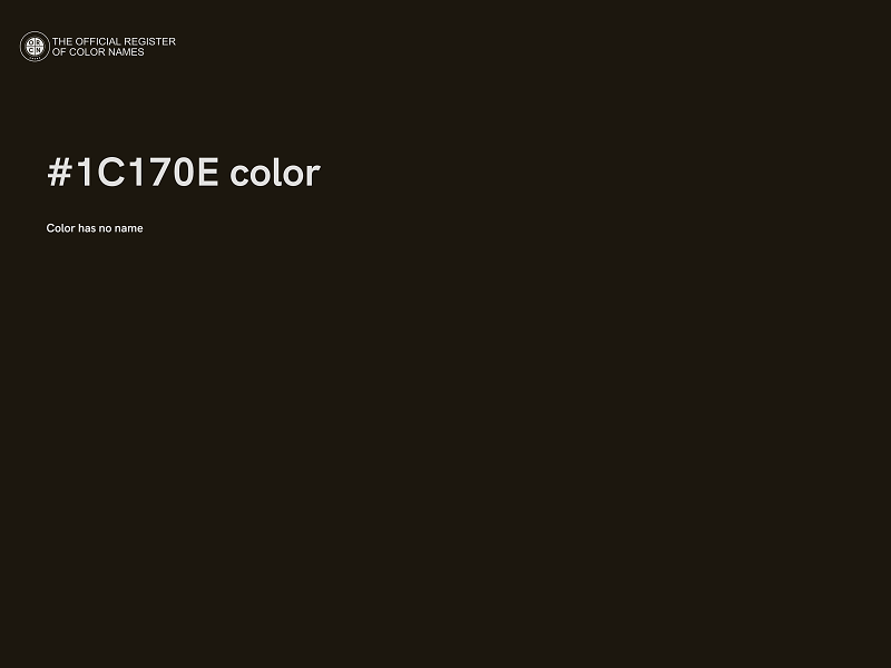 #1C170E color image