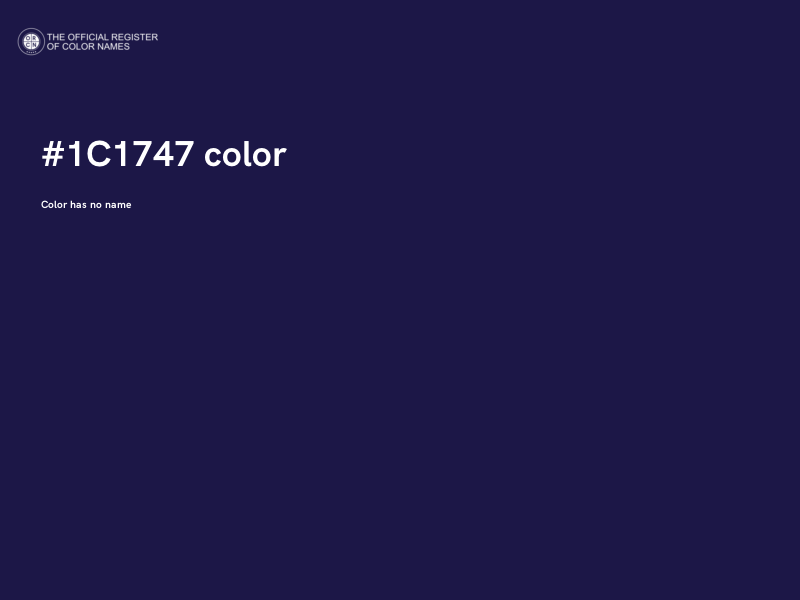 #1C1747 color image