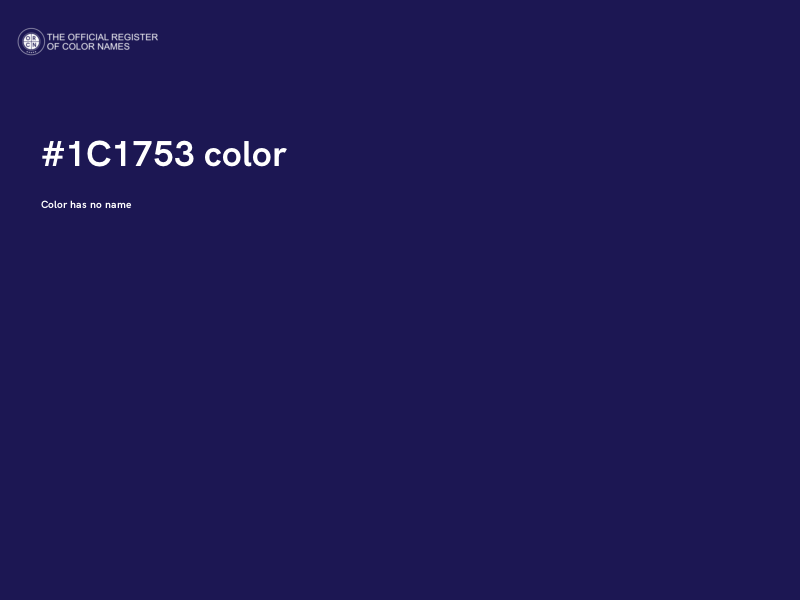 #1C1753 color image