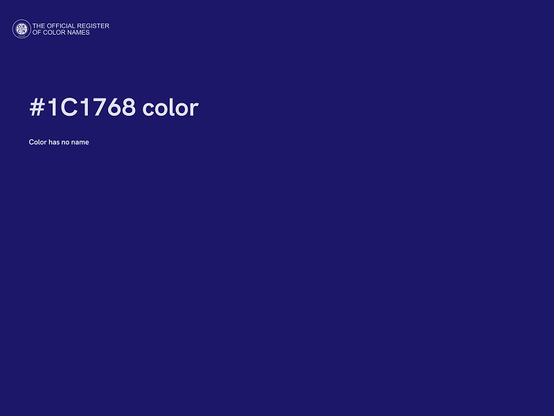 #1C1768 color image