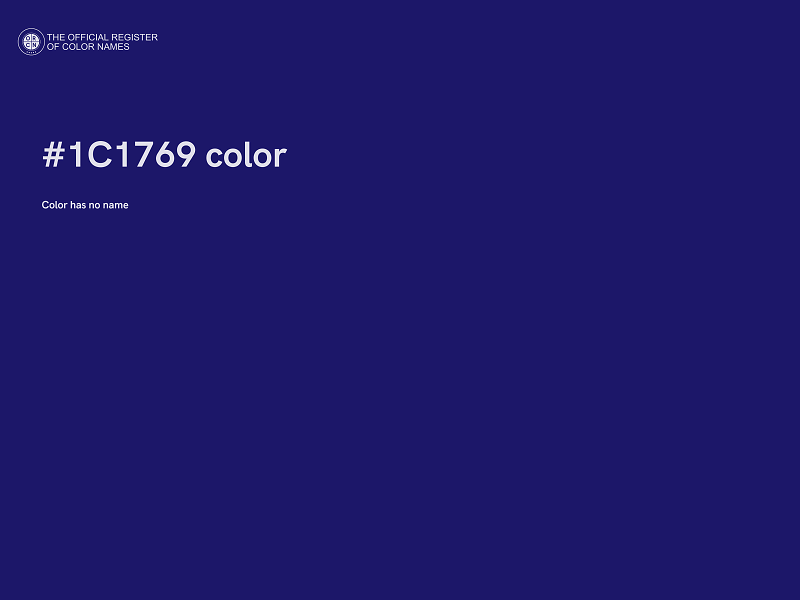 #1C1769 color image