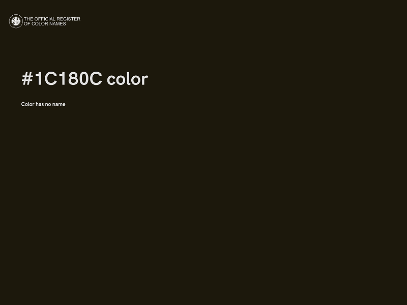 #1C180C color image