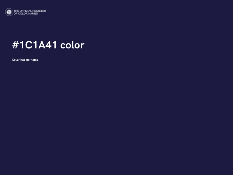 #1C1A41 color image