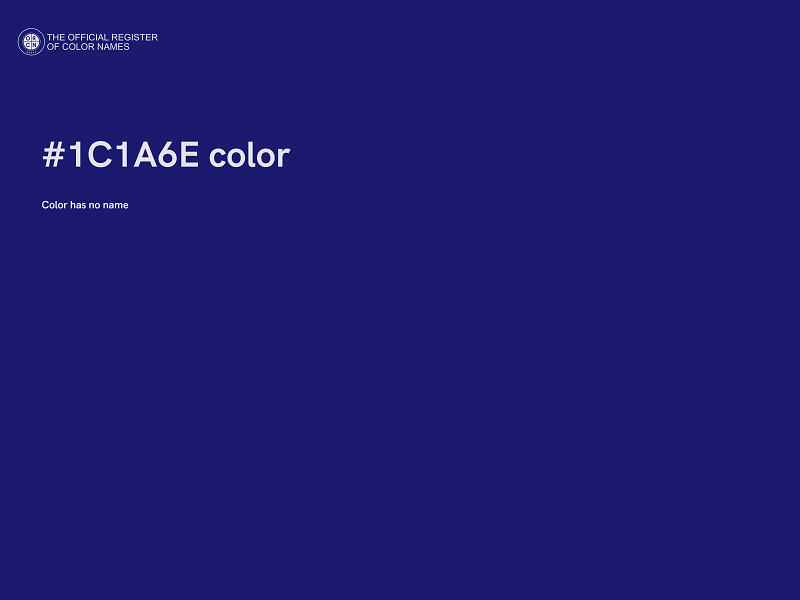 #1C1A6E color image