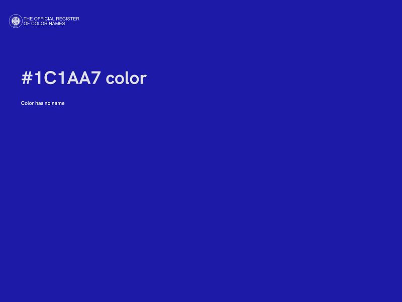 #1C1AA7 color image