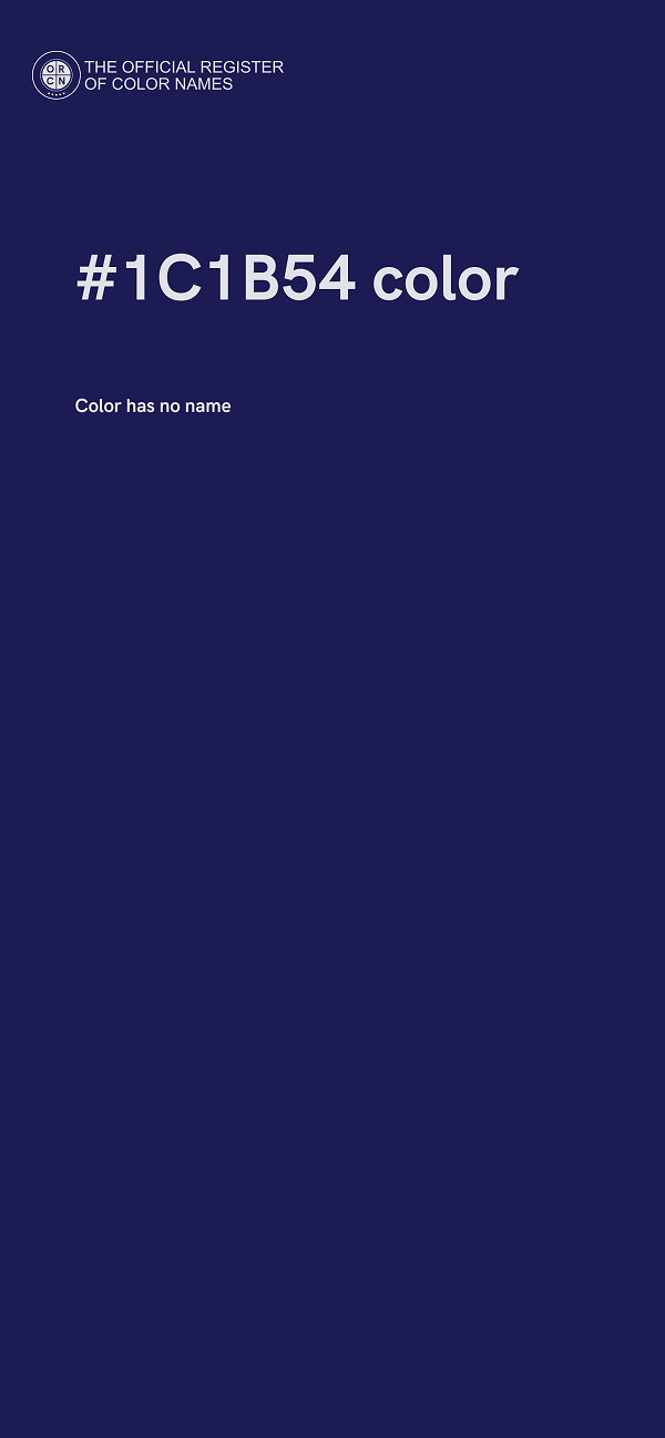 #1C1B54 color image