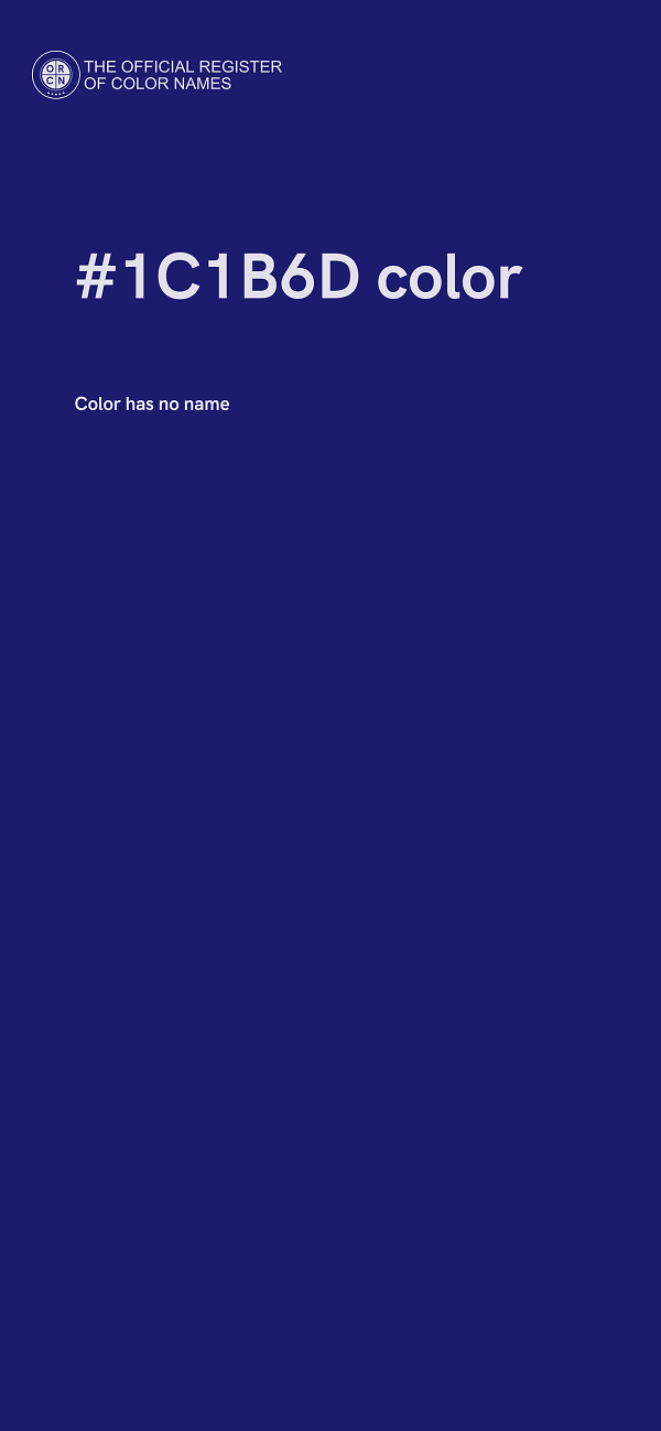 #1C1B6D color image