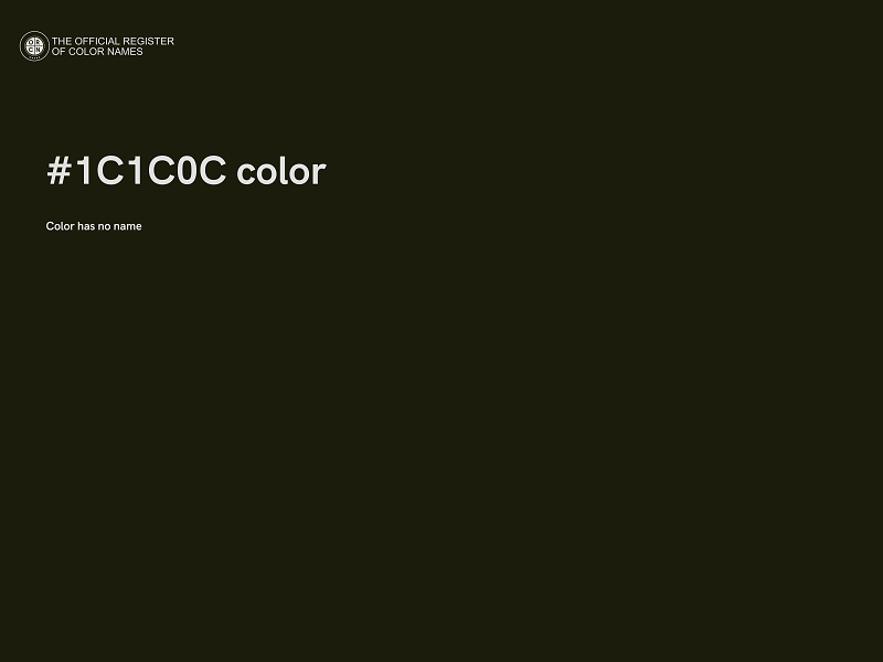 #1C1C0C color image