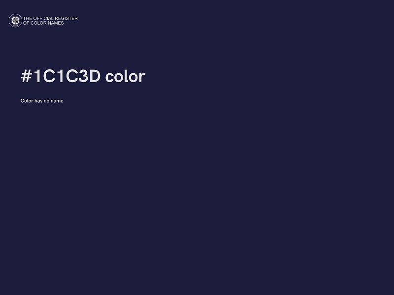 #1C1C3D color image
