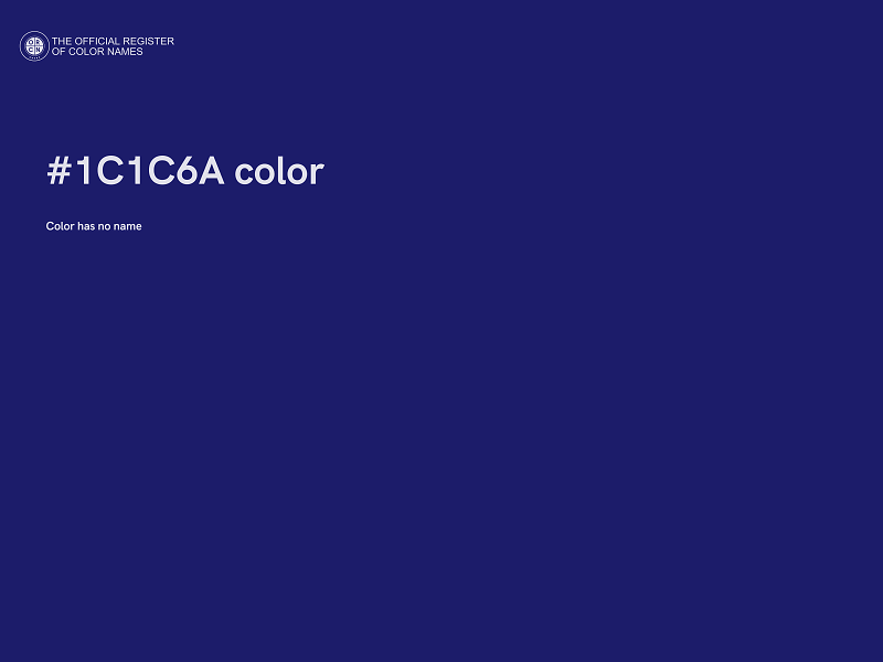 #1C1C6A color image
