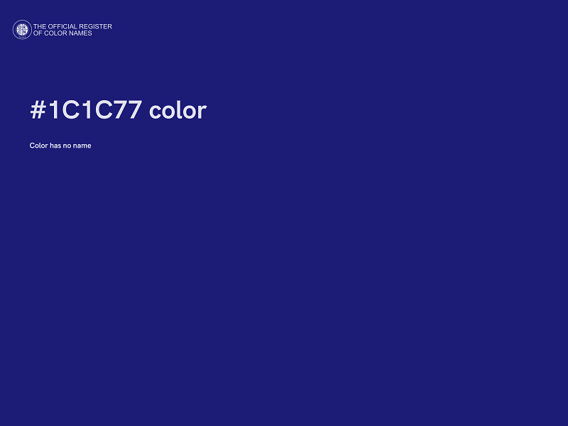 #1C1C77 color image
