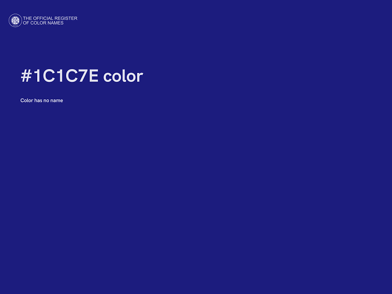 #1C1C7E color image