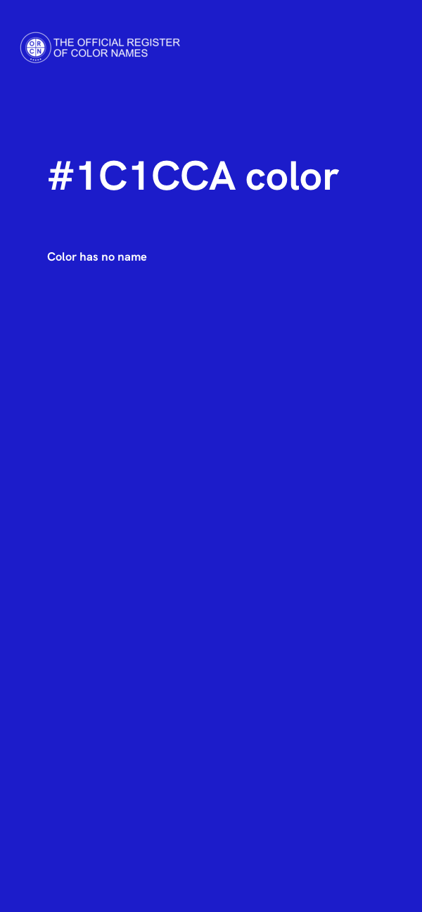 #1C1CCA color image