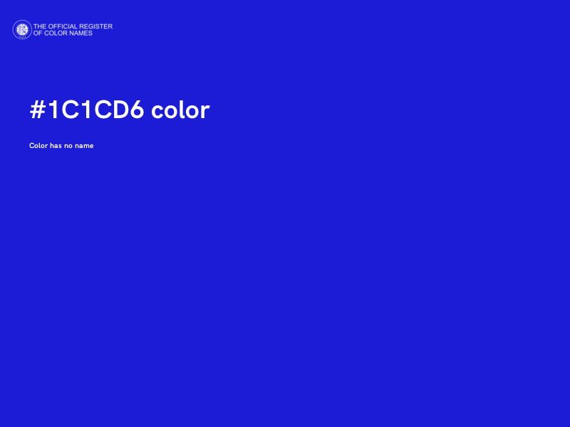 #1C1CD6 color image