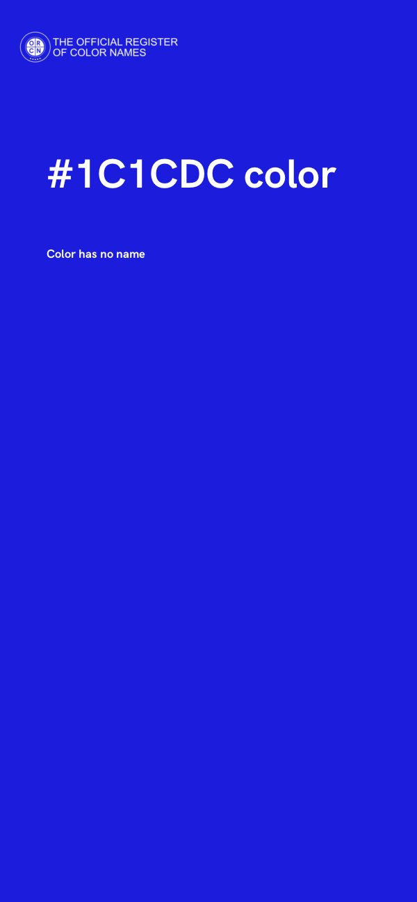 #1C1CDC color image