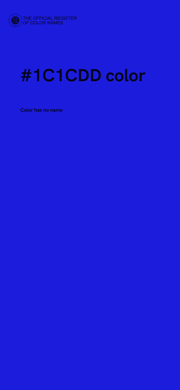 #1C1CDD color image