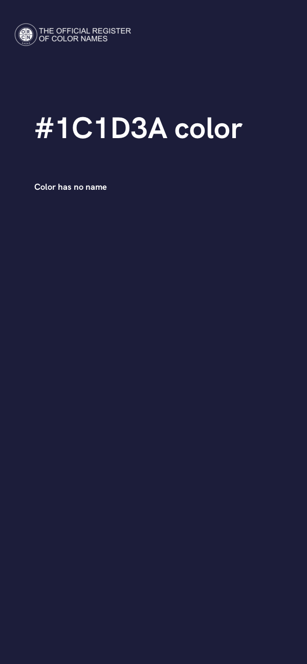 #1C1D3A color image