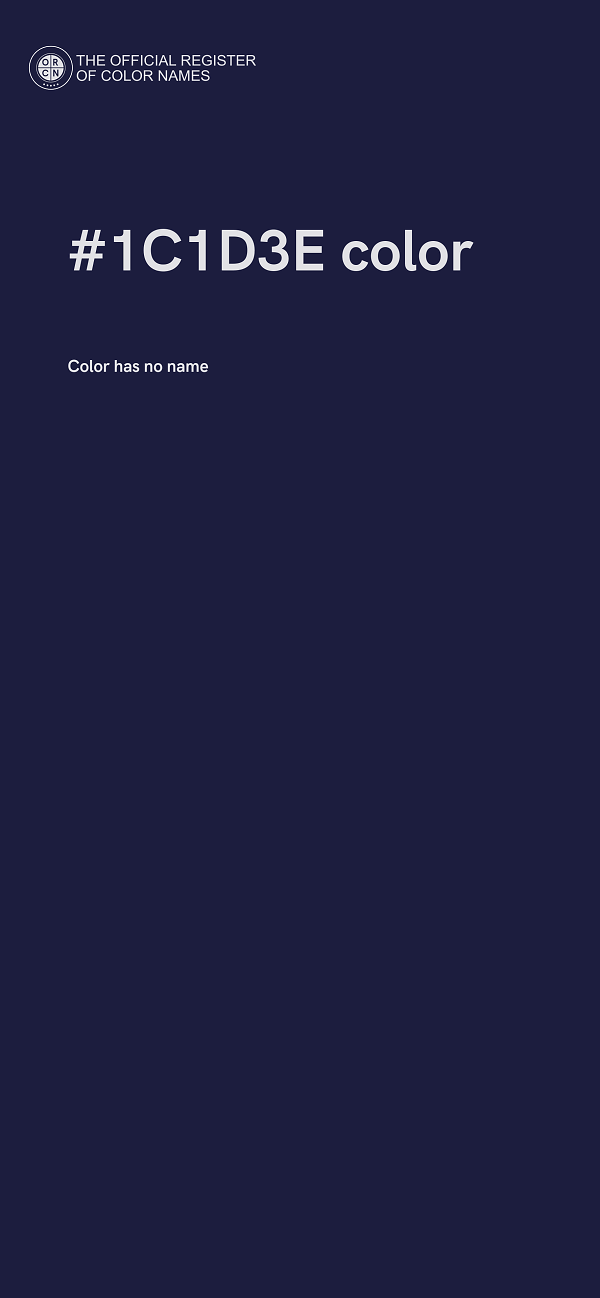 #1C1D3E color image