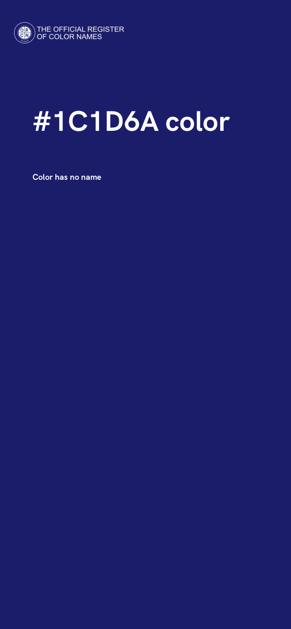 #1C1D6A color image