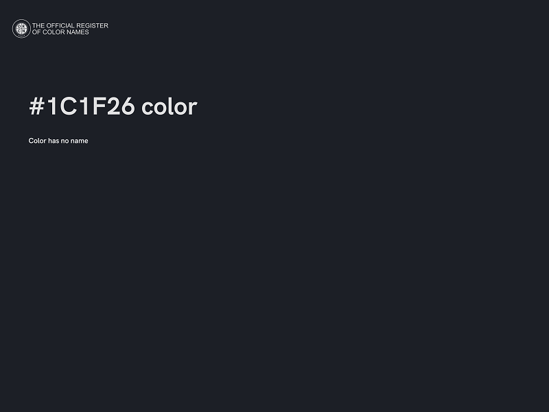 #1C1F26 color image