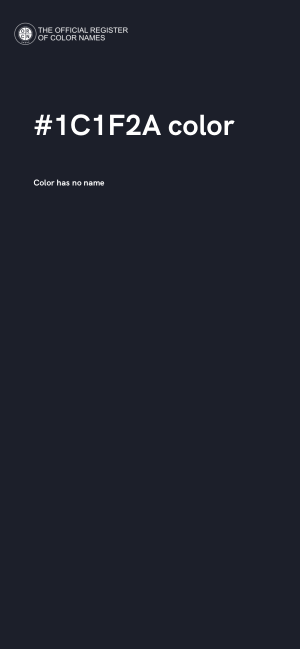 #1C1F2A color image