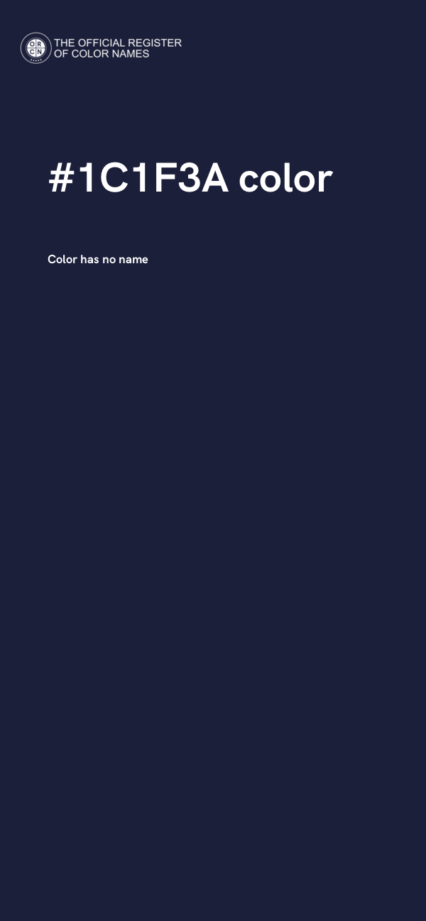 #1C1F3A color image