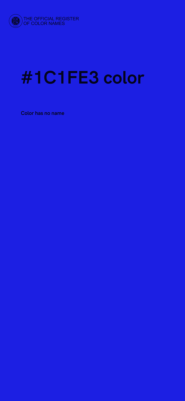 #1C1FE3 color image