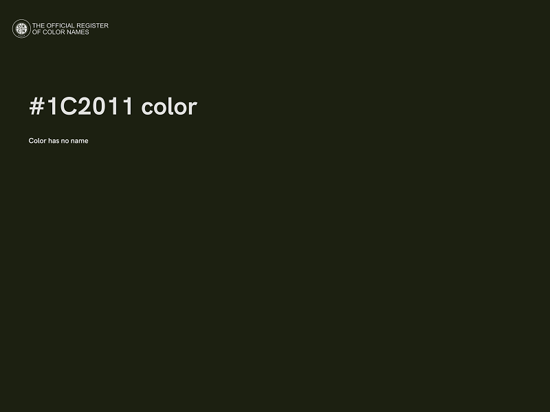 #1C2011 color image