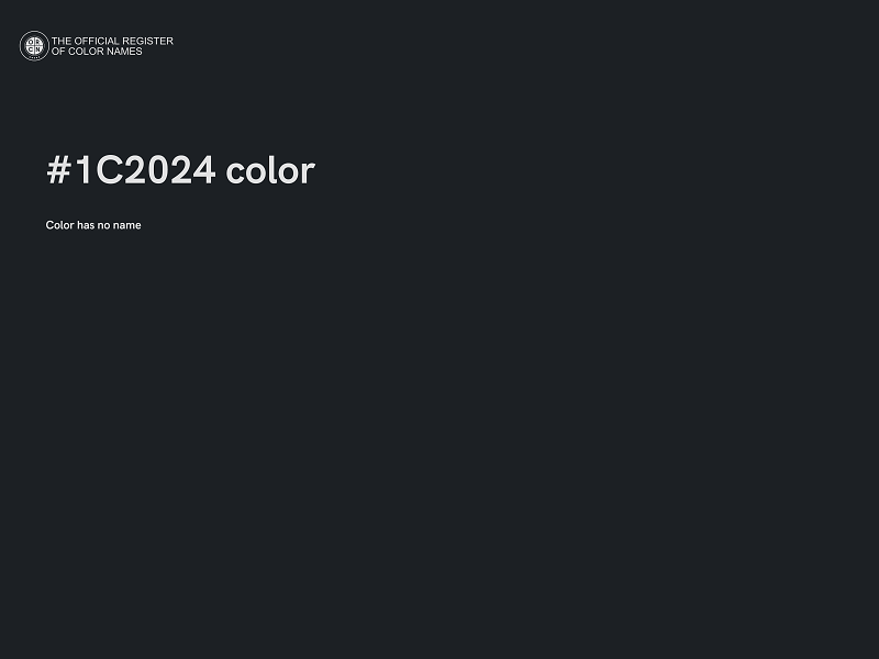 #1C2024 color image