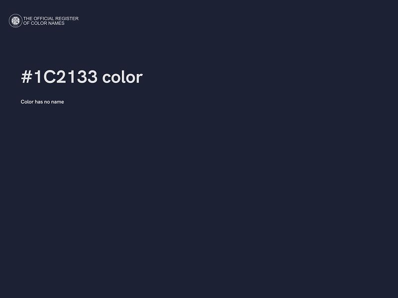 #1C2133 color image