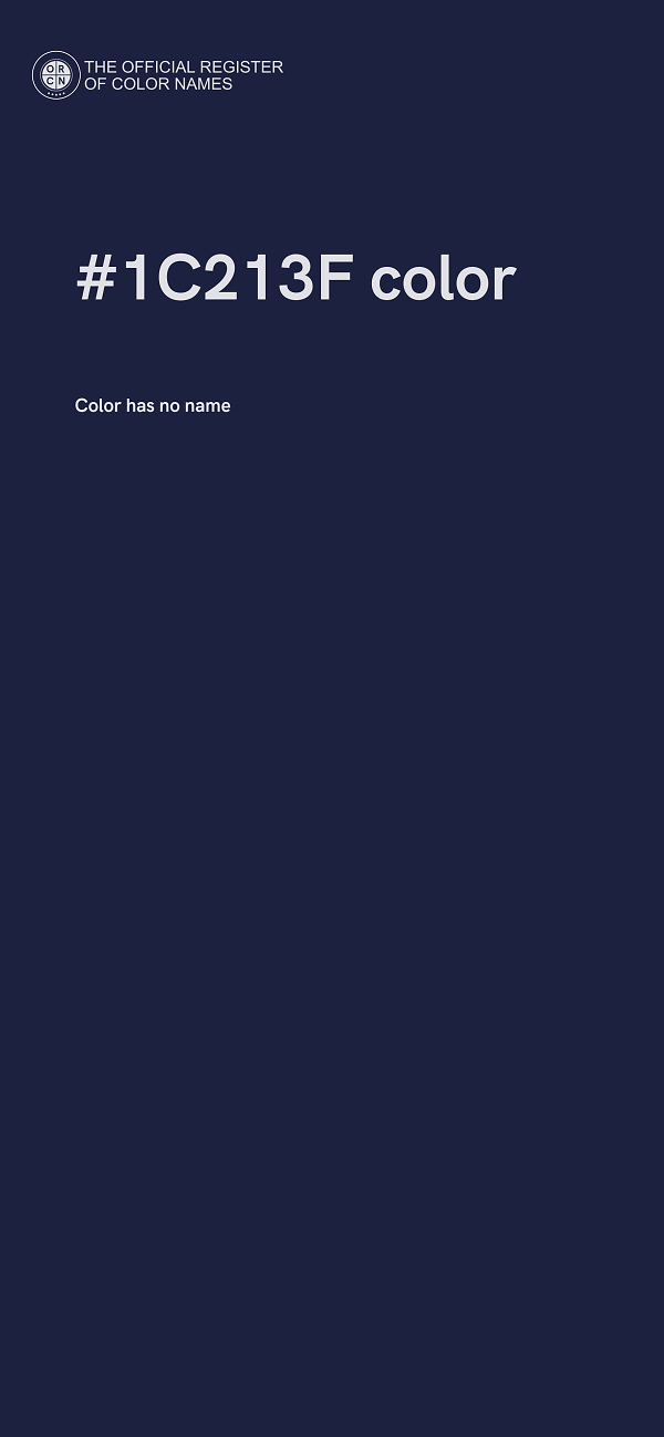 #1C213F color image