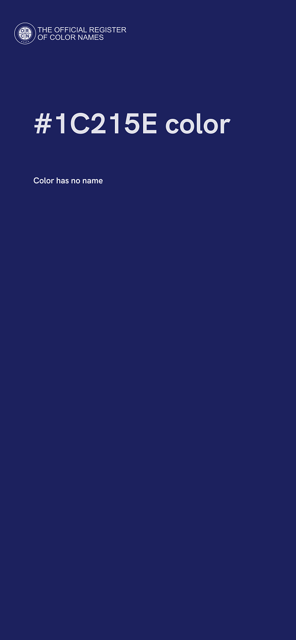 #1C215E color image