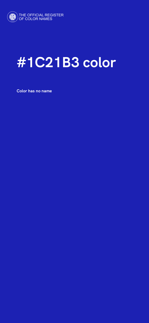 #1C21B3 color image