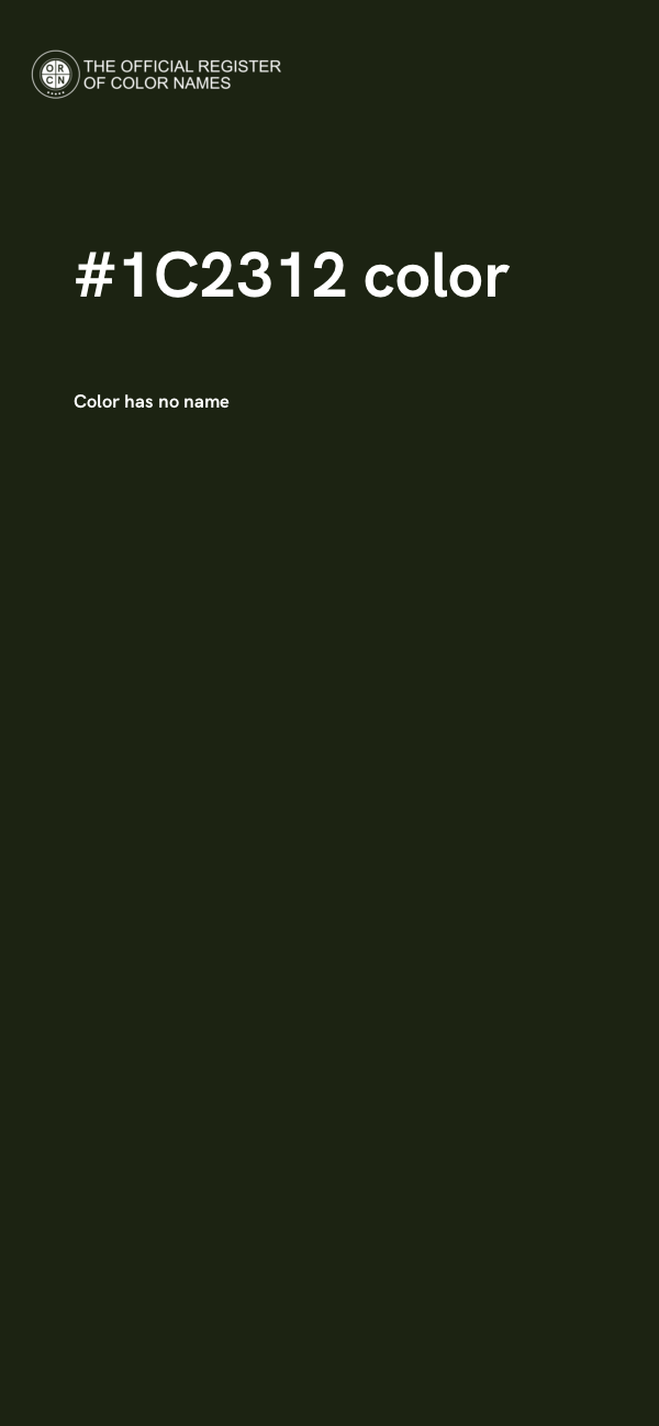 #1C2312 color image