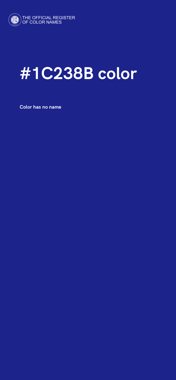 #1C238B color image