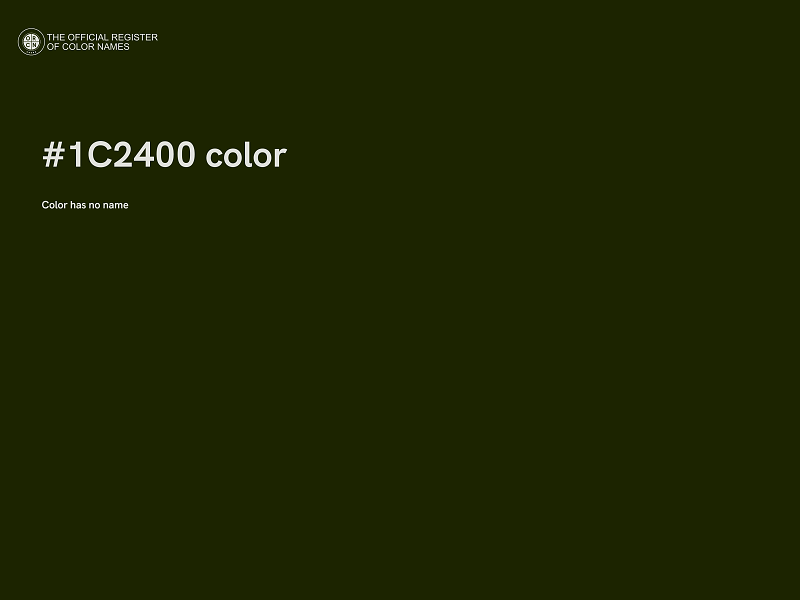 #1C2400 color image