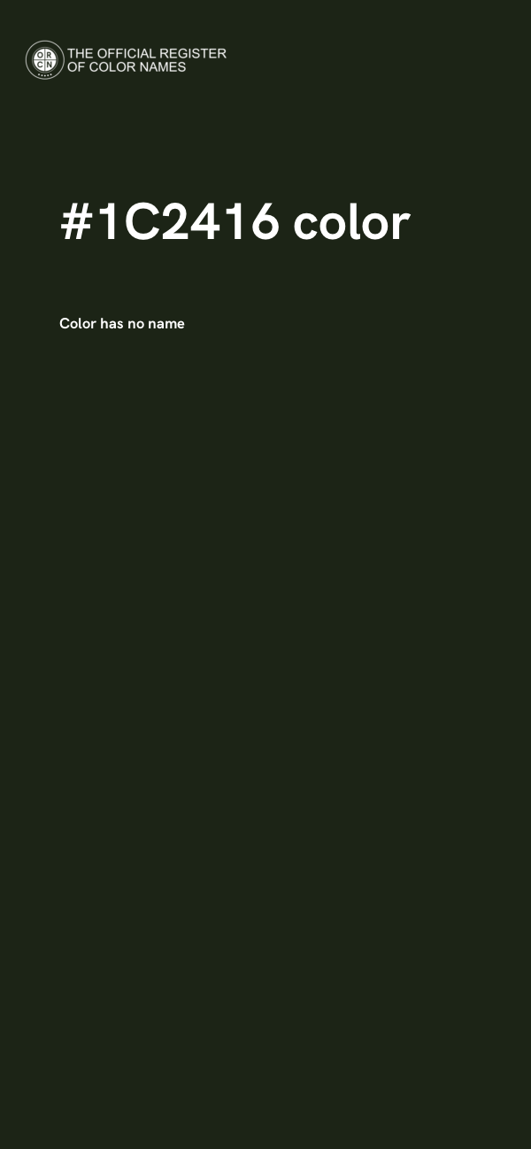 #1C2416 color image