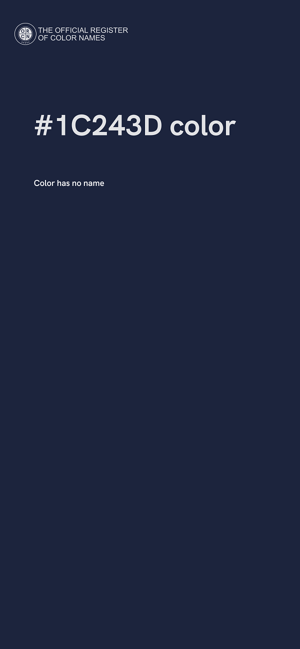 #1C243D color image