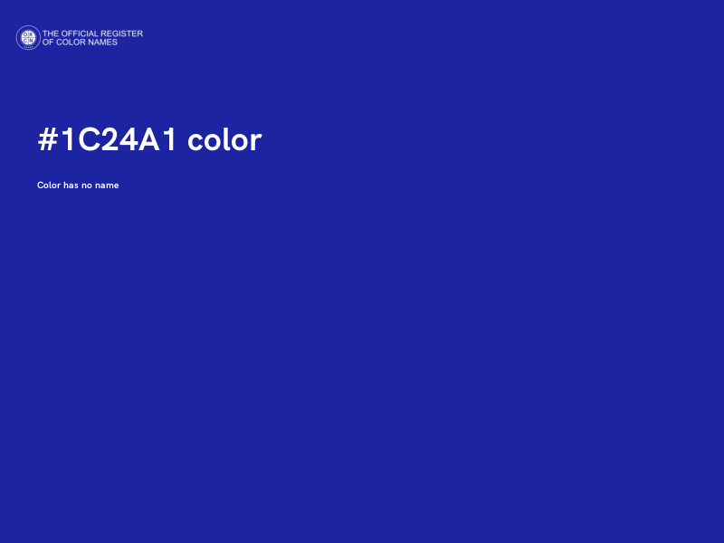 #1C24A1 color image