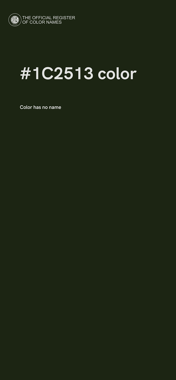 #1C2513 color image