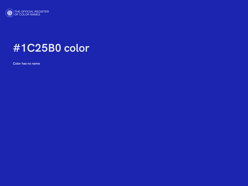 #1C25B0 color image