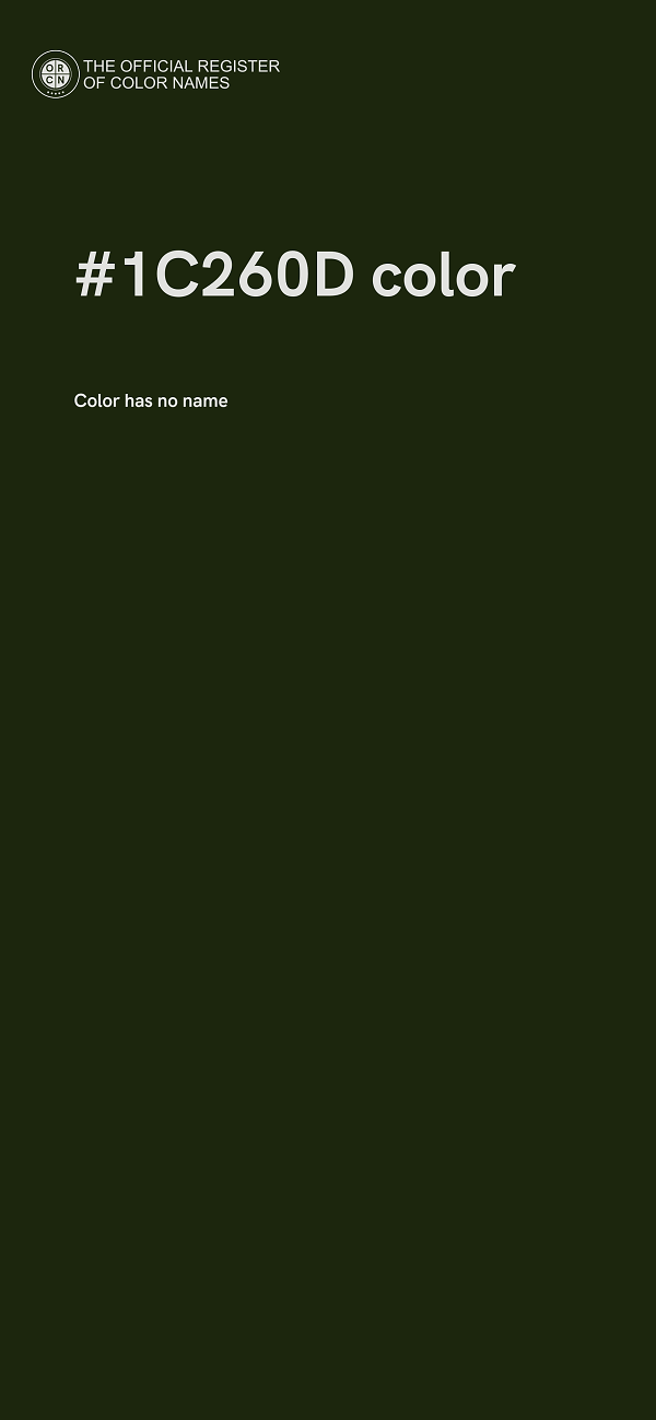 #1C260D color image