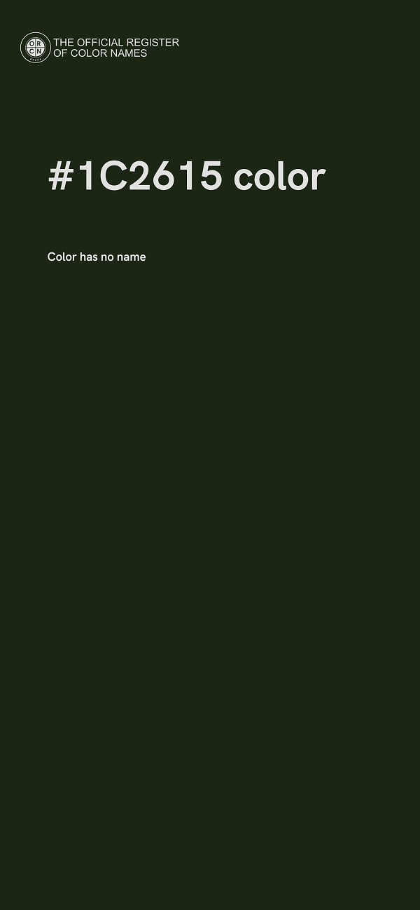 #1C2615 color image