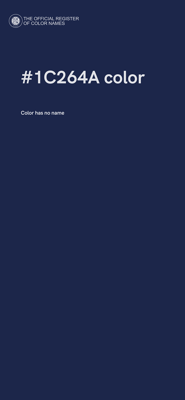 #1C264A color image
