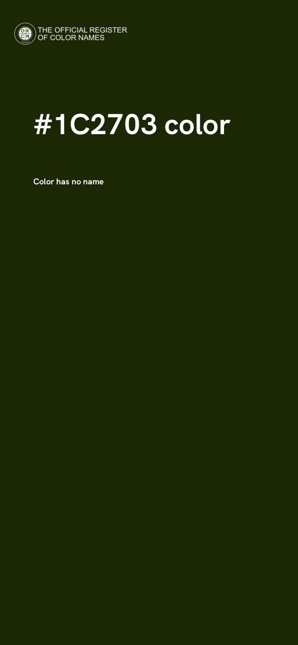 #1C2703 color image