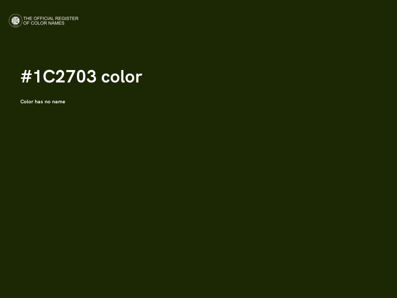 #1C2703 color image