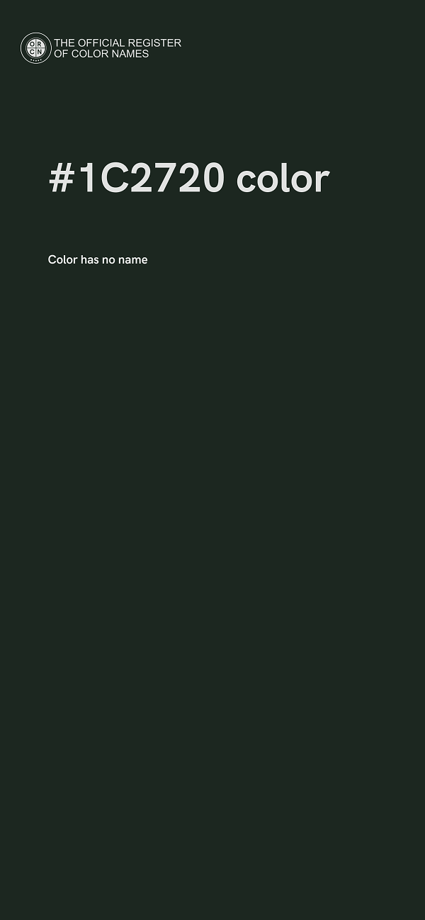 #1C2720 color image